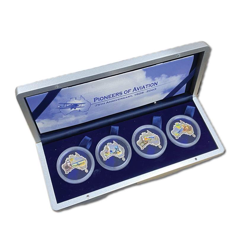 2003 Pioneers of Aviation 1oz four coin Set