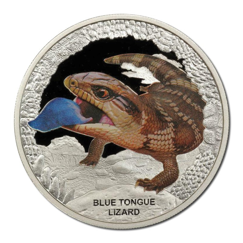 2015 Blue Tongue Lizard 1oz Silver Proof