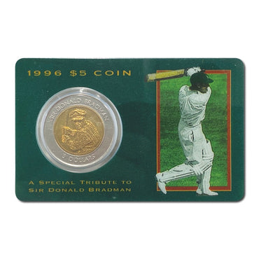 $5 1996 Don Bradman Bi-Metal UNC