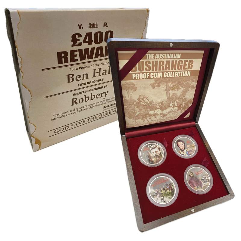 2003 Australian Bushranger Proof 4 Coin Collection