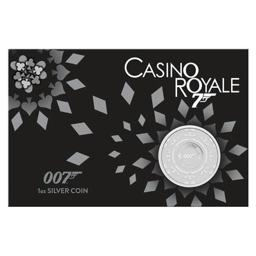 2023 James Bond- Casino Royal 1oz Silver Coin