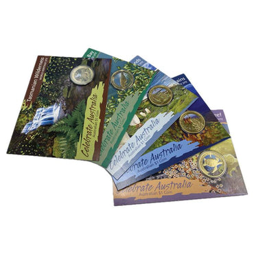 2010 Celebrate Australia 5 Coin Pack Al/Br - Carded UNC