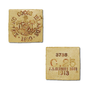 Keeling Cocos Islands 1913 25 Cent Token