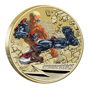 $1 2014 Super Powers- Cybernetics Coloured UNC