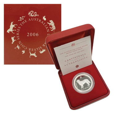 2006 Lunar Year of the Dog 1/2 oz Silver Proof