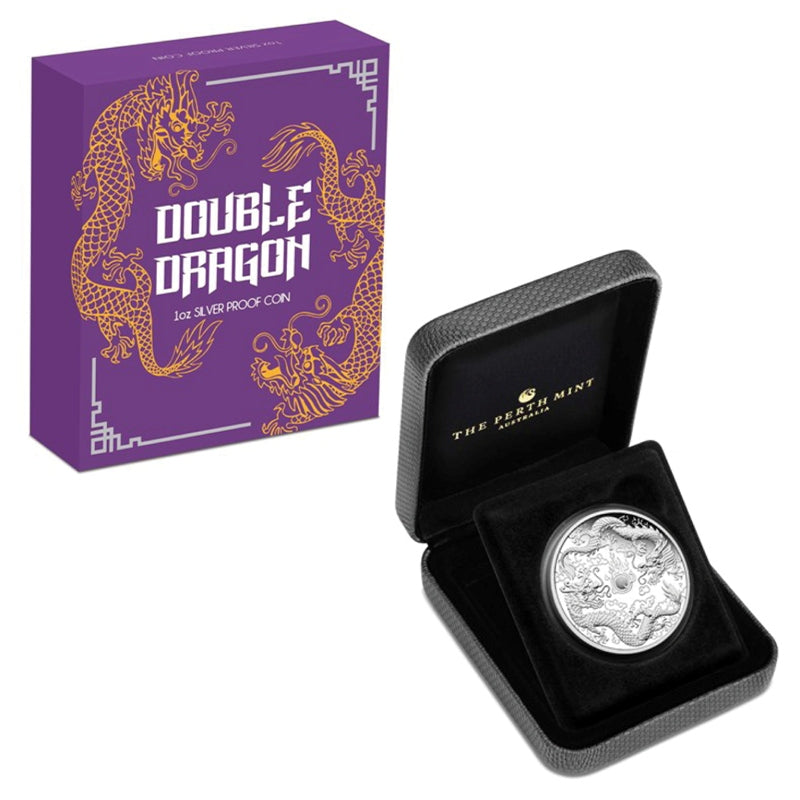 2020 Double Dragon 1oz Silver Proof