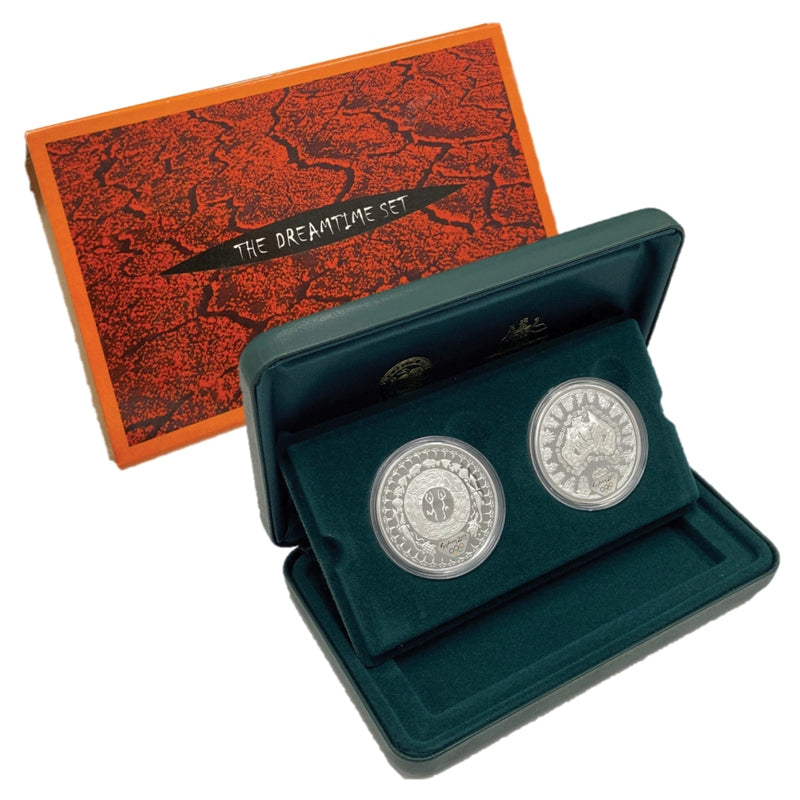 $5 2000 Sydney Olympics Silver 2 Coin - Dreamtime Set