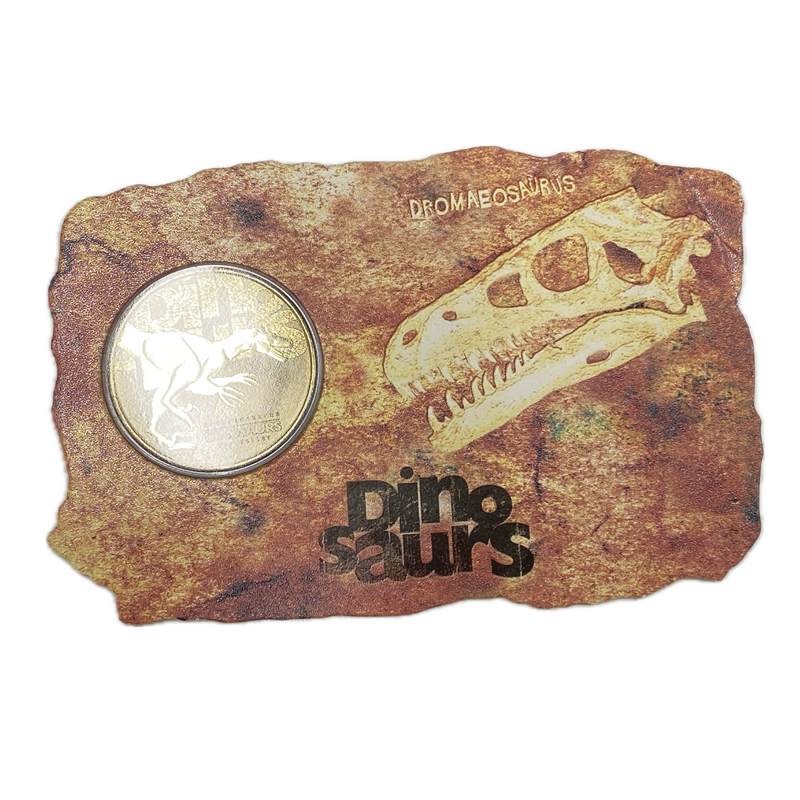 Tuvalu 2002 $1 Dinosaurs Carded