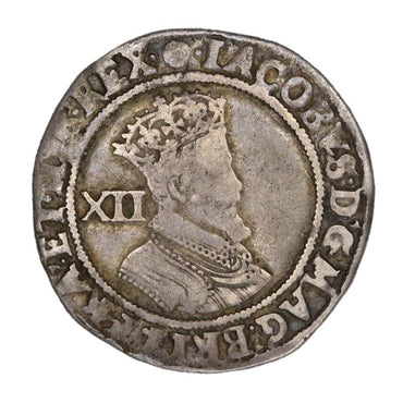 England 1603-1625 James I Silver Shilling nVF/VF