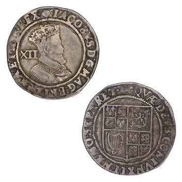 England 1603-1625 James I Silver Shilling nVF/VF