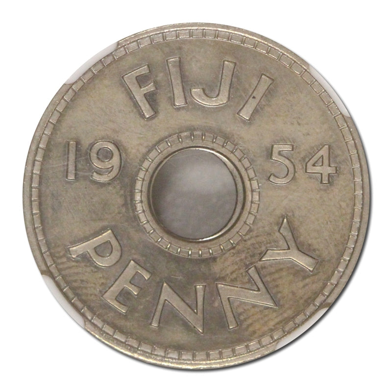 Fiji 1954 VIP Proof Penny PF63