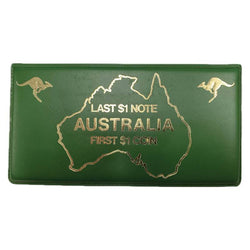 1984 $1 Australia Last Note & First Coin Wallet