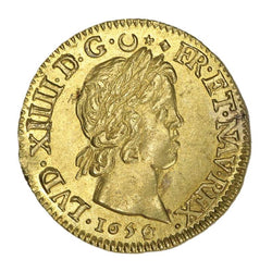 France 1650/1646 Overdate Louis XIIII D'or Gold