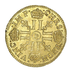France 1650/1646 Overdate Louis XIIII D'or Gold