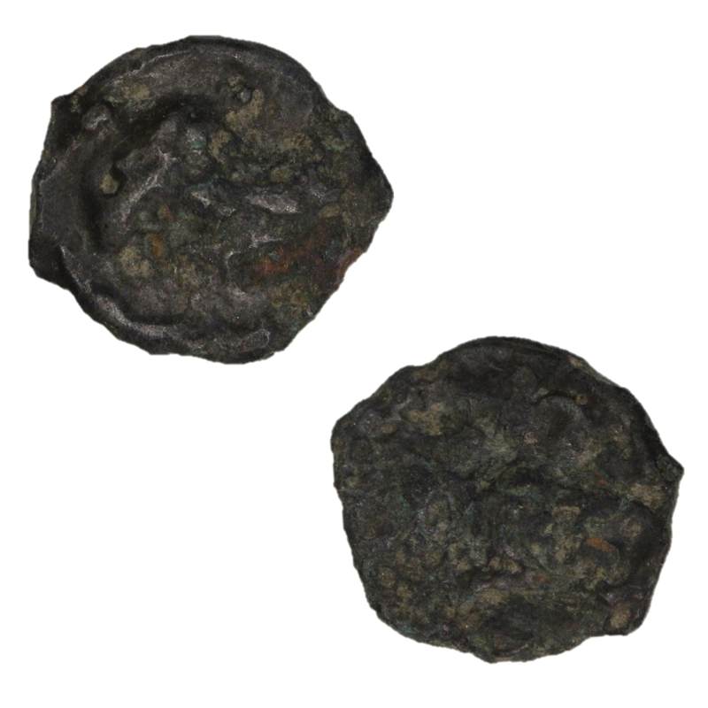 France, Celtic, Gaul, Upper Seine Region 1st Century BC Potin Unit