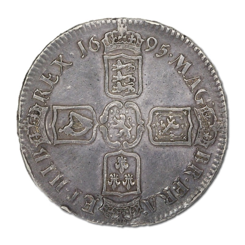 Great Britain 1695 William III Silver Crown S.3470