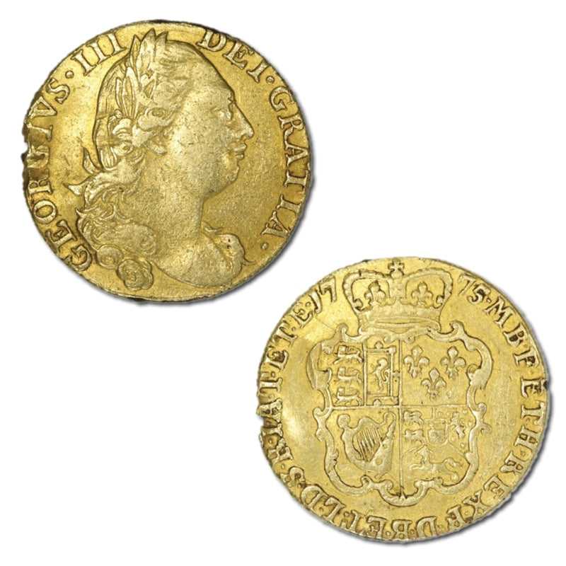 Great Britain 1775 George III Gold Guinea Fine