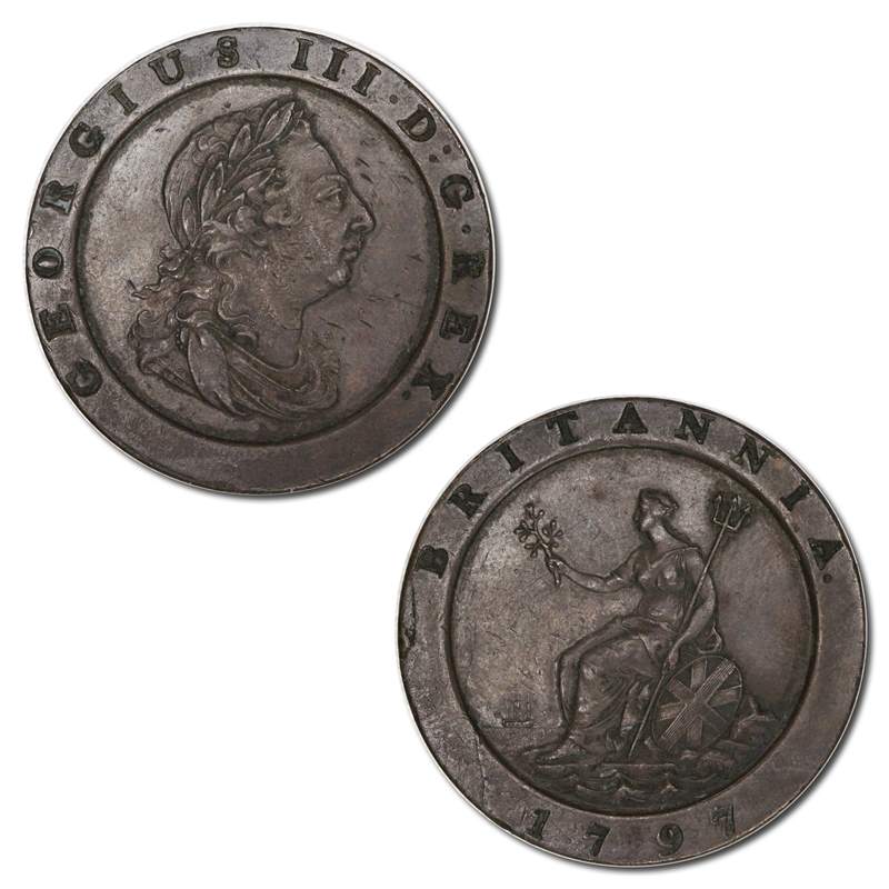 Great Britain 1797 Cartwheel Twopence