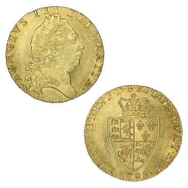 Great Britain 1798 George III Gold Spade Guinea EF+