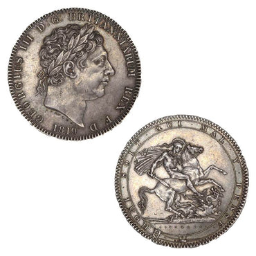 Great Britain 1819 'LIX' King George III Crown EF S.3787