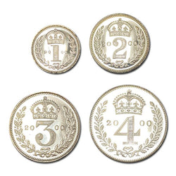 Great Britain 2000 Elizabeth II Silver Maundy Proof Set