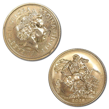Great Britain 2009 Elizabeth II Gold Sovereign Brilliant UNC