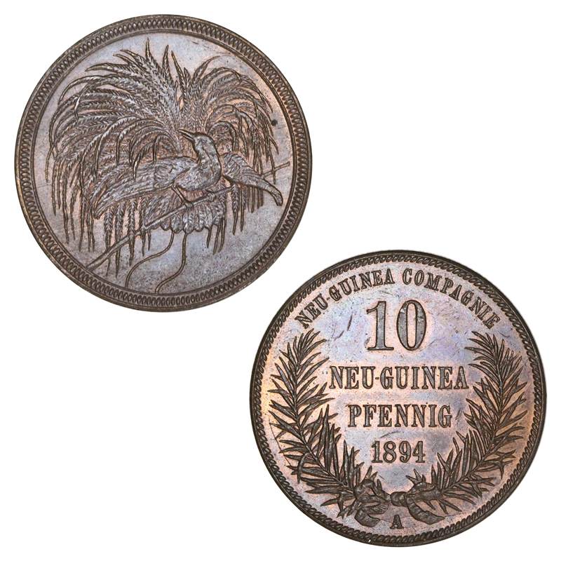 German New Guinea 1894A 10 Pfennig KM#3