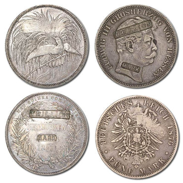 Germany Weimar Republic 1923 Inflation 1 Trillion Mark Pair