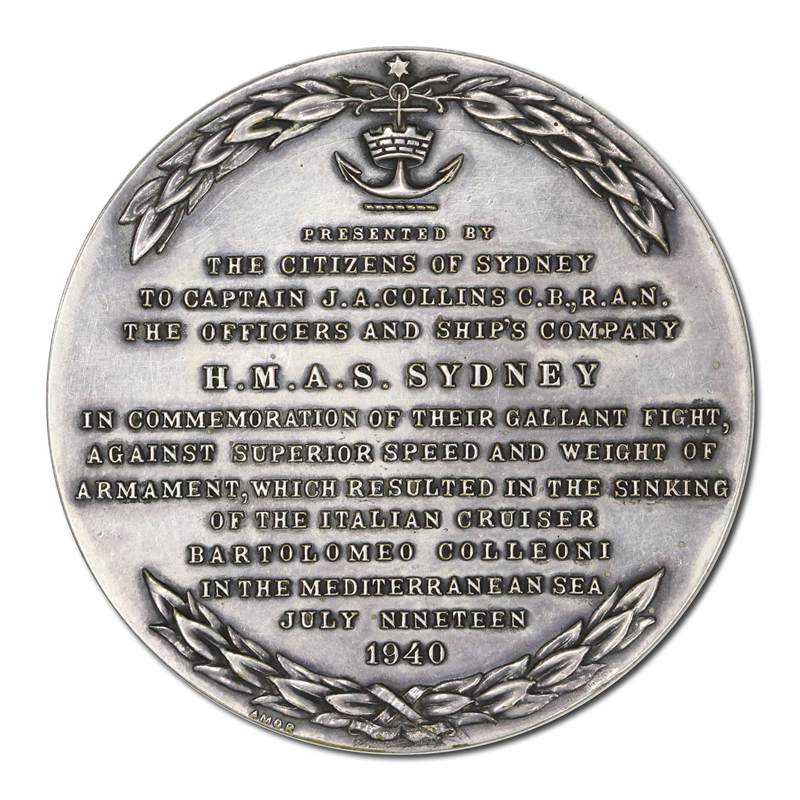 Australia 1940 Bartolomeo Colleoni Medal By AMOR Sydney