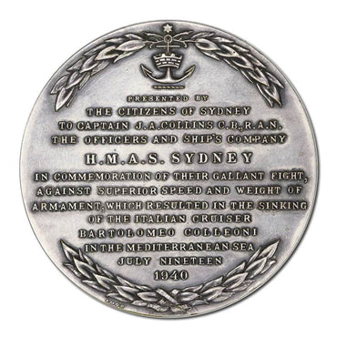 Australia 1940 Bartolomeo Colleoni Medal By AMOR Sydney