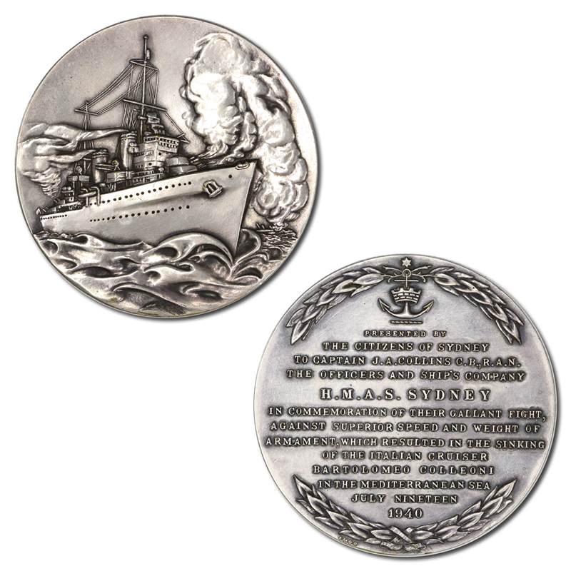 Australia 1940 Bartolomeo Colleoni Medal By AMOR Sydney