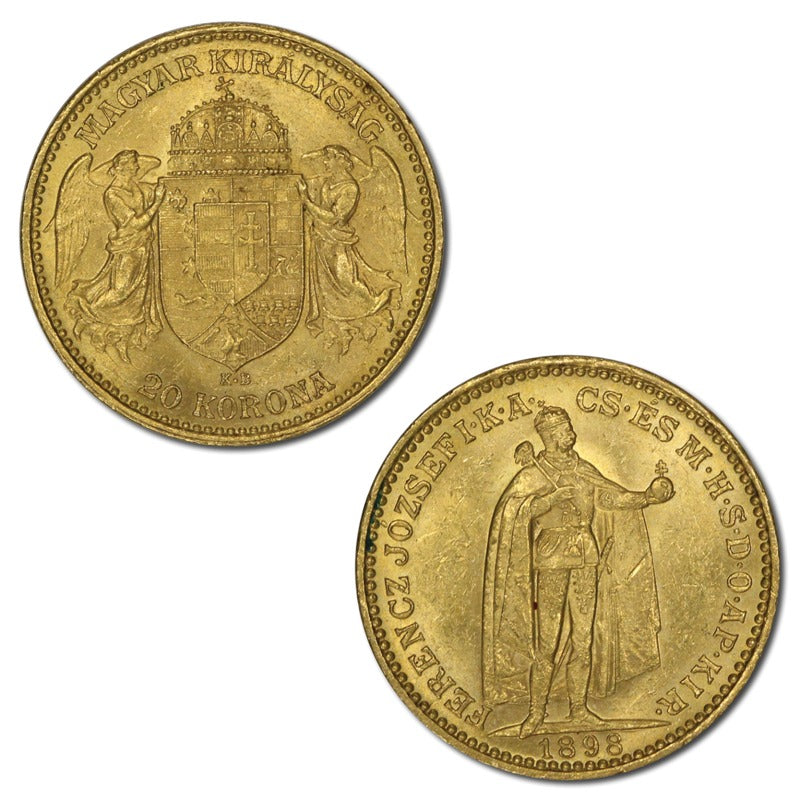 Hungary 1898 20 Korona Gold UNC