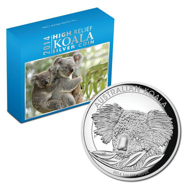 2014 Koala High Relief 1oz Silver Proof