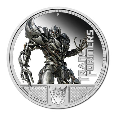 2009 Transformers - Megatron 1oz Silver $1 Proof