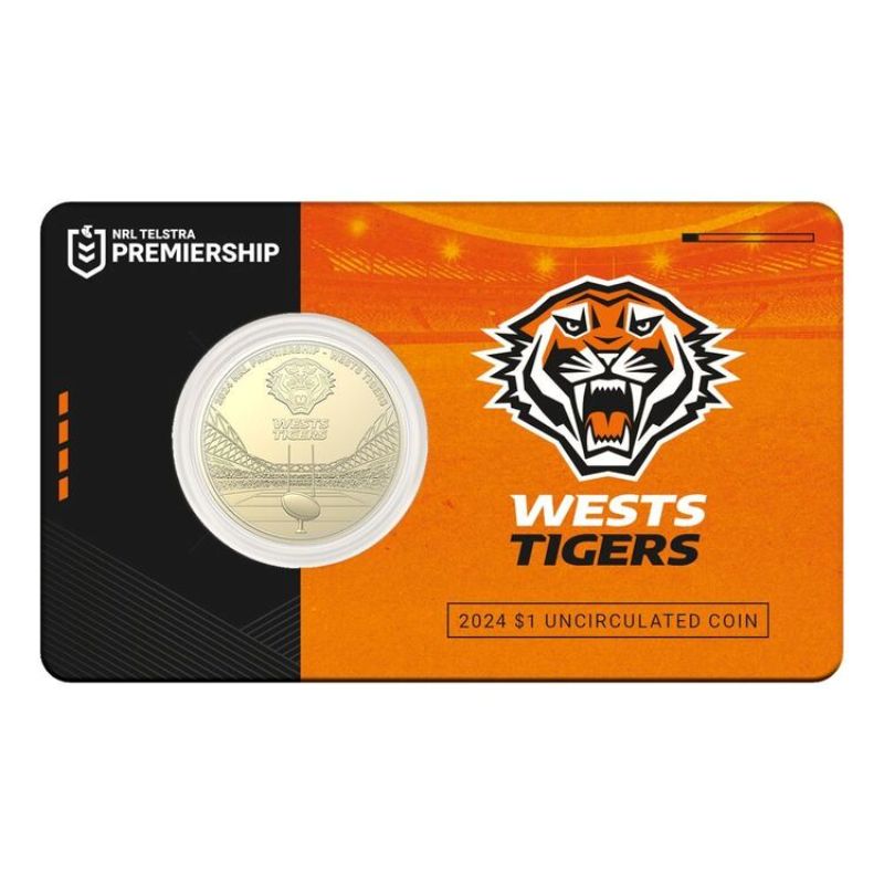 $1 2024 NRL Individual Teams Al/Bronze UNC