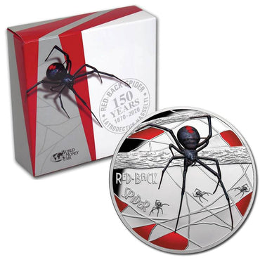 2020 Niue Red Back Spider 5oz Silver Proof