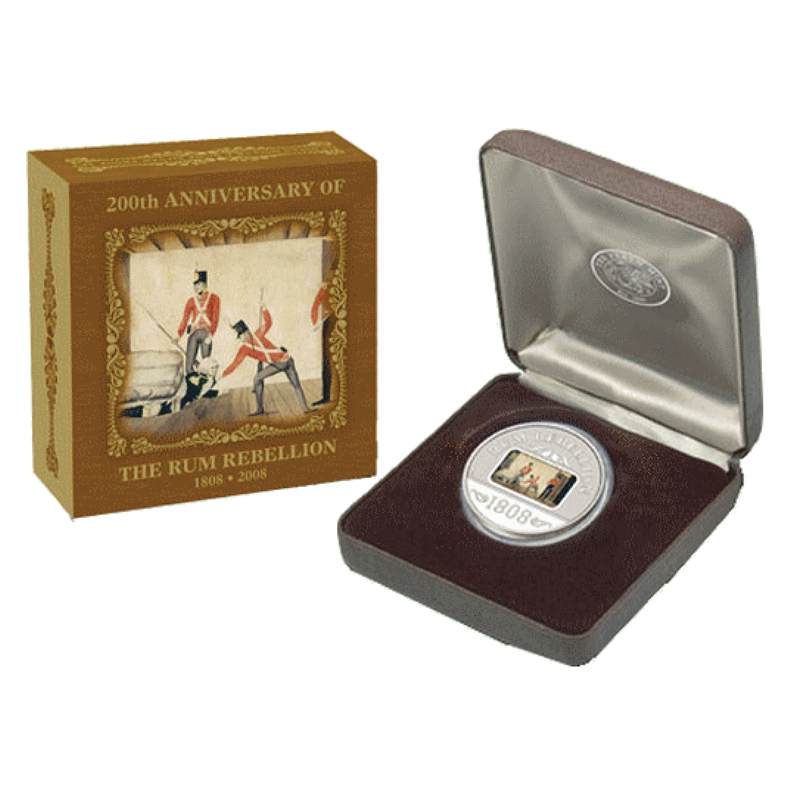 2008 Rum Rebellion Holey Dollar & Dump Silver Pair