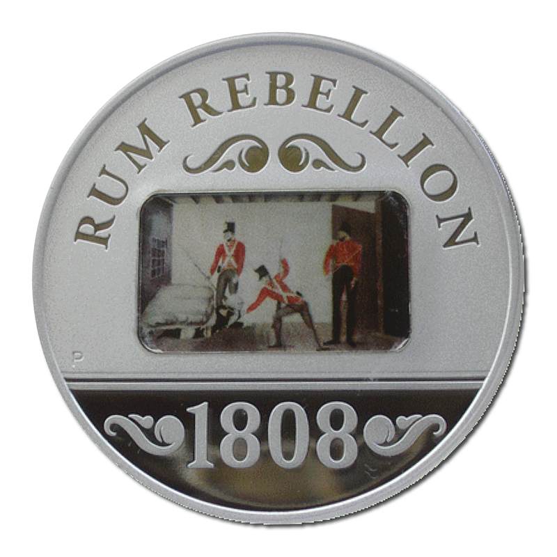 2008 Rum Rebellion Holey Dollar & Dump Silver Pair