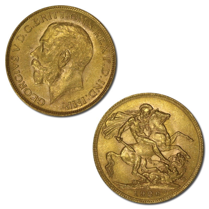 South Africa 1926 'SA' George V Gold Sovereign