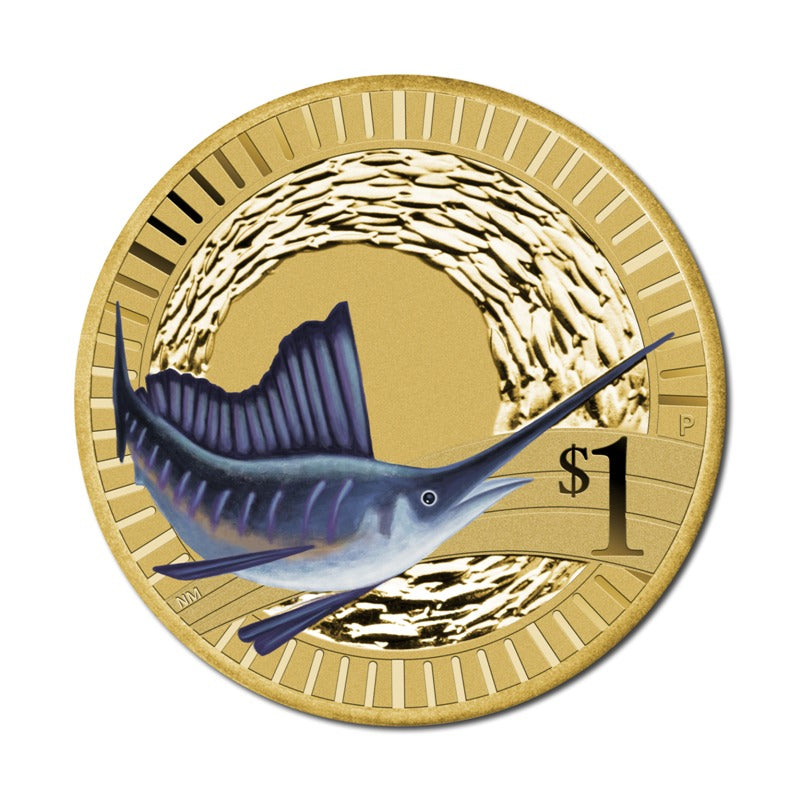 2012 Animal Athletes - Sailfish swimming $1 UNC