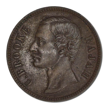 Sarawak 1870 C.Brook Rajah 1 Cent