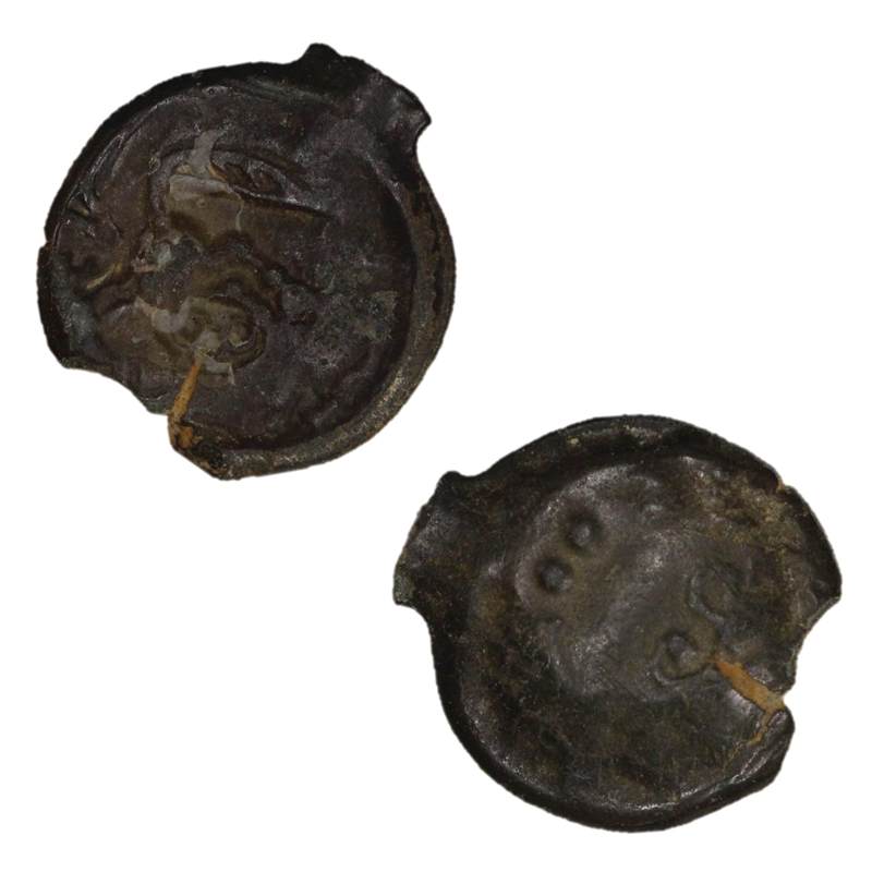 Celtic, Gaul, Sequani Tribe 1st Century BC Potin Unit