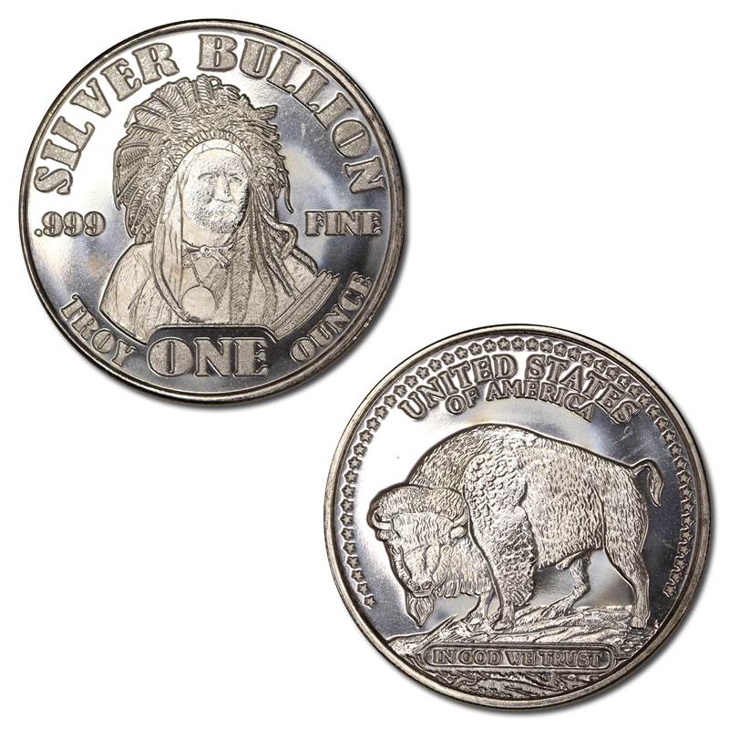 USA Buffalo 1oz Silver Medal