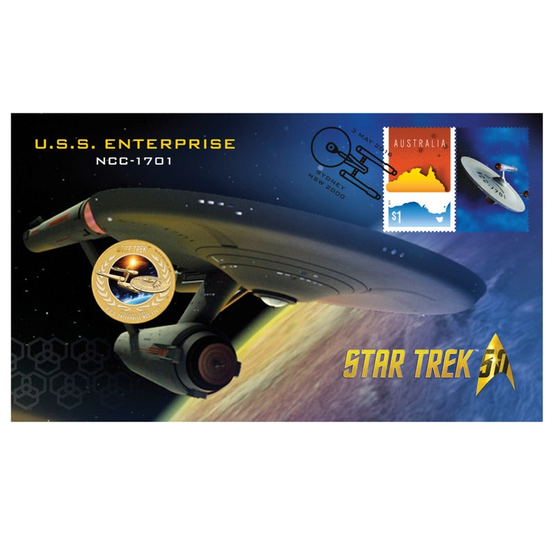 Tuvalu PNC 2016 Star Trek USS Enterprise