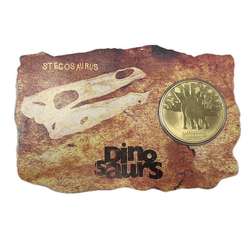 Tuvalu 2002 $1 Dinosaurs Carded