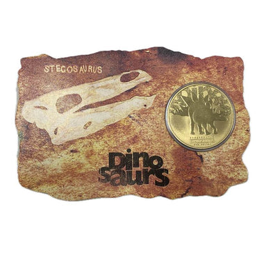 Tuvalu 2002 $1 Dinosaurs Carded