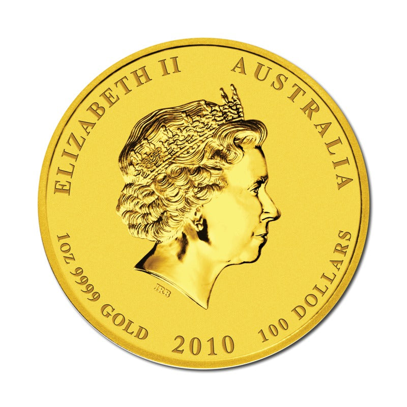 $100 2010 Year Of The Tiger 1oz Gold UNC