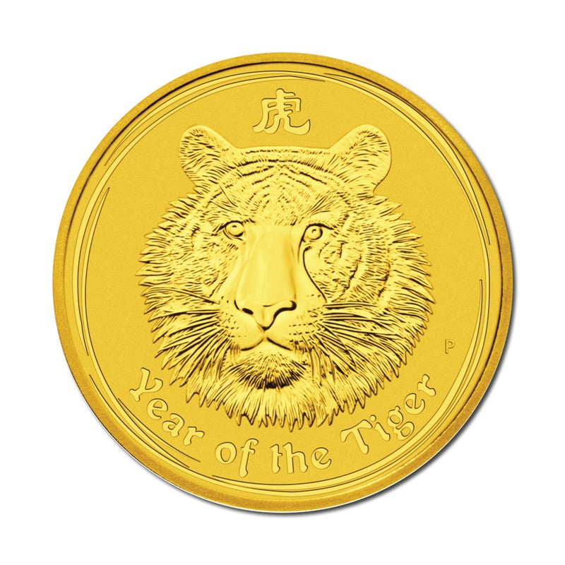 $100 2010 Year Of The Tiger 1oz Gold UNC