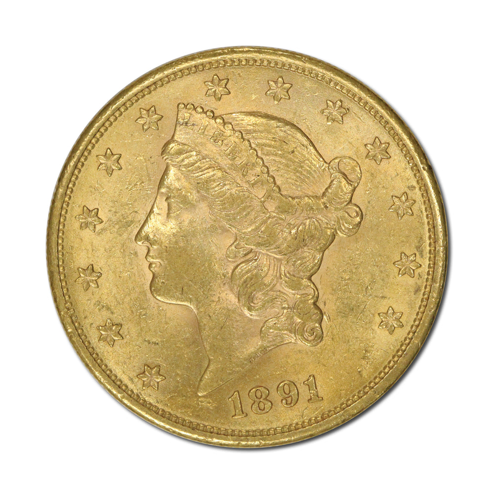 USA 1891 San Francisco Gold Double Eagle EF
