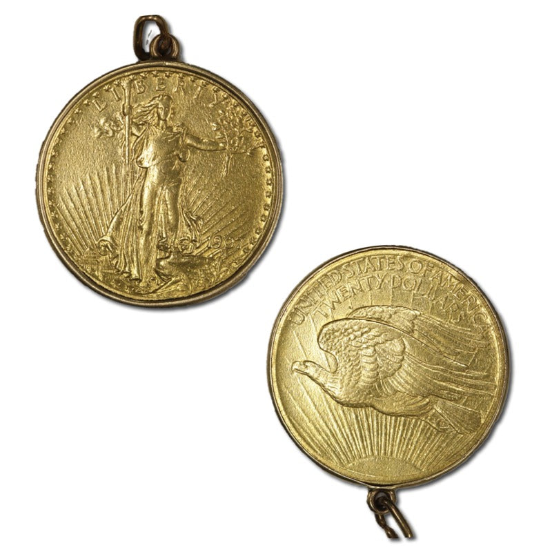 USA 1907 Gold Double Eagle (With Clasp)